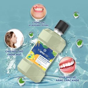 Dầu dừa súc miệng Vietcoco hương bạc hà